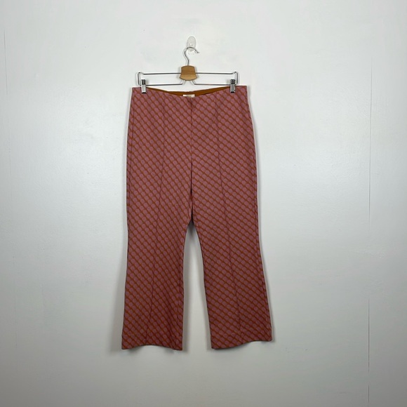 Maeve Pants - Maeve Anthropologie Margot Kick Flare Cropped Womens L Stretch Pullon Pants
